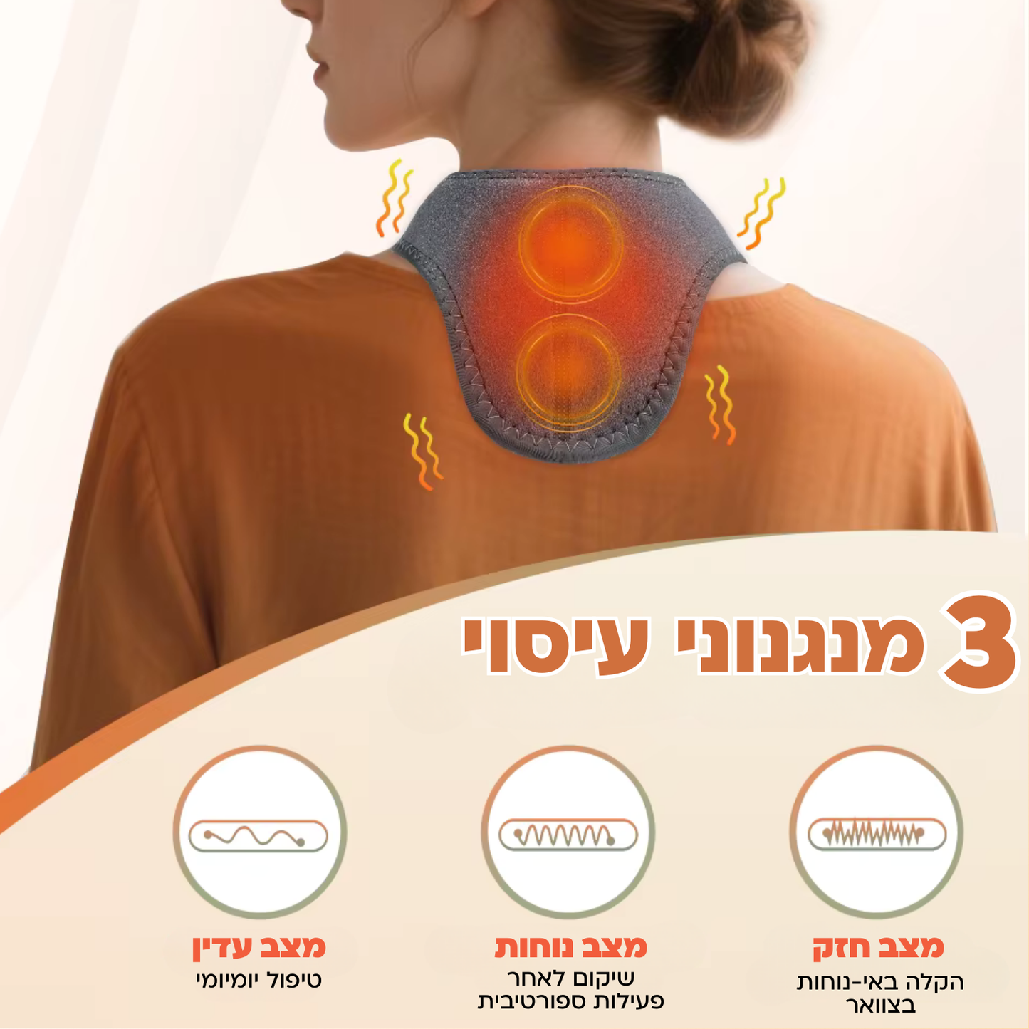 ™Trex - רצועת העיסוי החכמה לשכמות